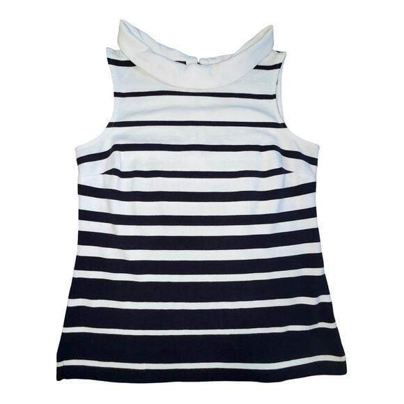 Talbots Portrait Collar Sleeveless Tank Old Money Women's Medium Petite - Picture 1 of 5